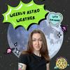 undefined Weekly Astro Weather with Dalanah