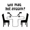 undefined Wie mag het zeggen?