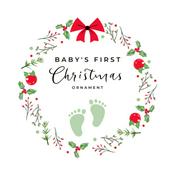 Podcast Baby's First Christmas Ornament