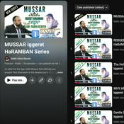 Podcast MUSSAR Iggeret HaRAMBAN Series