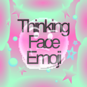 Podcast Thinking Face Emoji