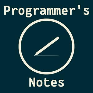 Programmer's Notes