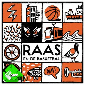 Luister naar Raas en de basketbal in de app